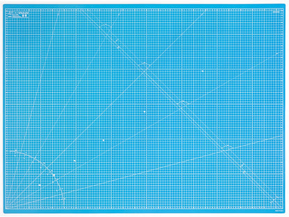 Elan A0 Cutting Mat Blue, 5-Ply Hobby Board for Crafts 120X90 CM, Extra Large Self Healing Cutting Mat A0, Extra Large Craft Board Blue