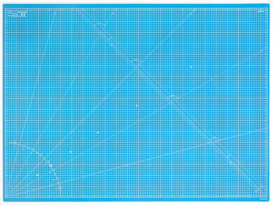 Elan A0 Cutting Mat Blue, 5-Ply Hobby Board for Crafts 120X90 CM, Extra Large Self Healing Cutting Mat A0, Extra Large Craft Board Blue