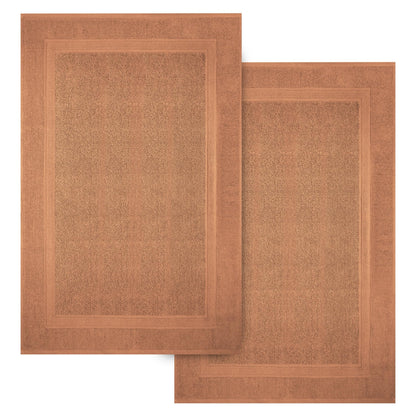 Infinitee Xclusives Cotton Bath Mat 86 x 55 cm - Bathroom Mat - 2-Pack
