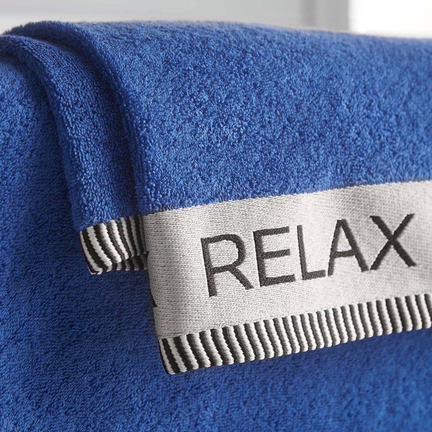 Catherine Lansfield Relax And Unwind 50x85cm Hand Towel Cobalt Blue