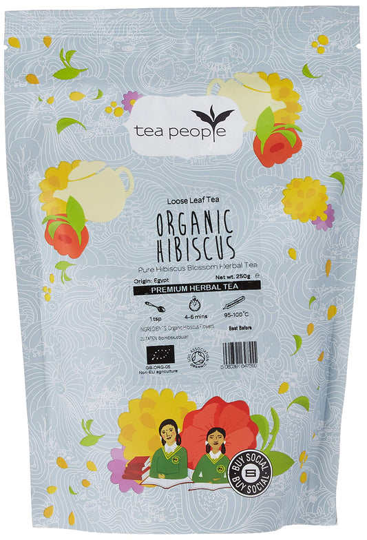 Tea People Organic Hibiscus - 250g Refill Pack