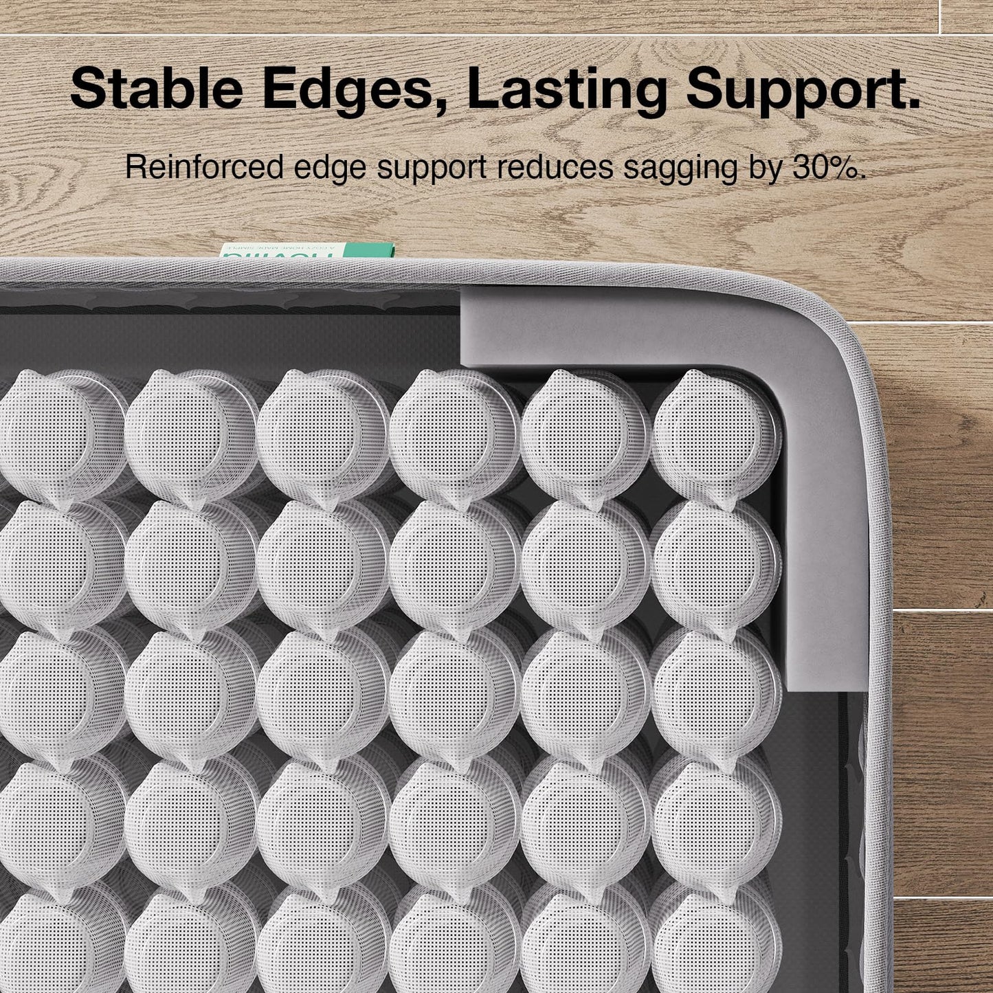 Novilla 3FT Single Bed Mattress Medium Firm, Hybrid Pocket Sprung Mattresses for Support & Comfort, Soft Oeko-tex Fabric and CertiPUR-US Foam