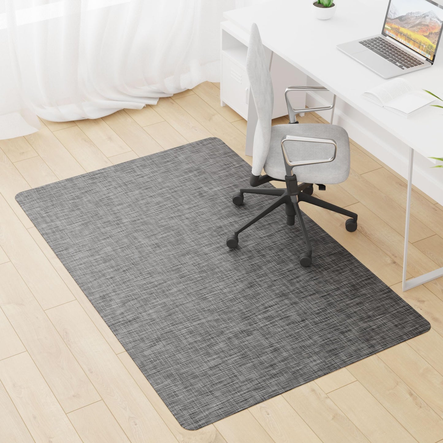 HOMEK Office Chair Mat for Hardwood Floor