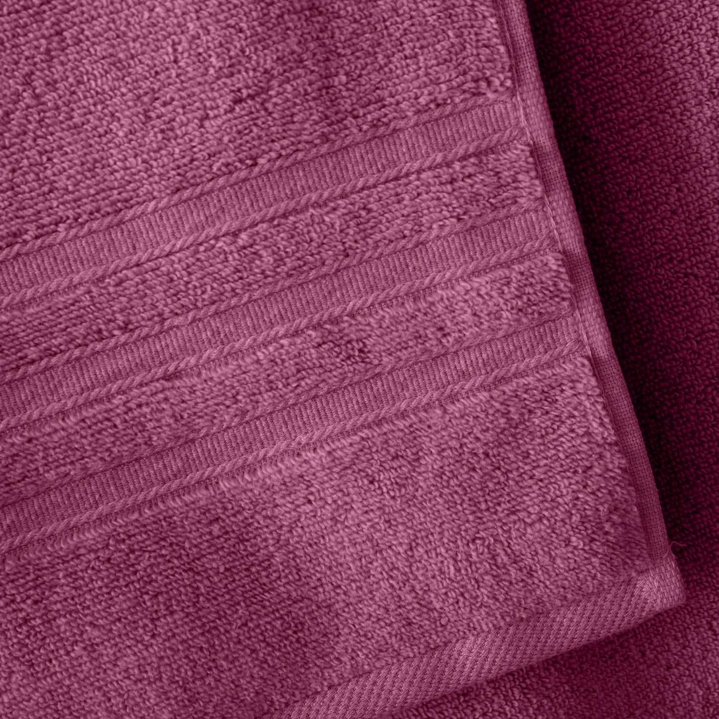 Catherine Lansfield Zero Twist Cotton 70x120cm Bath Towel Raspberry