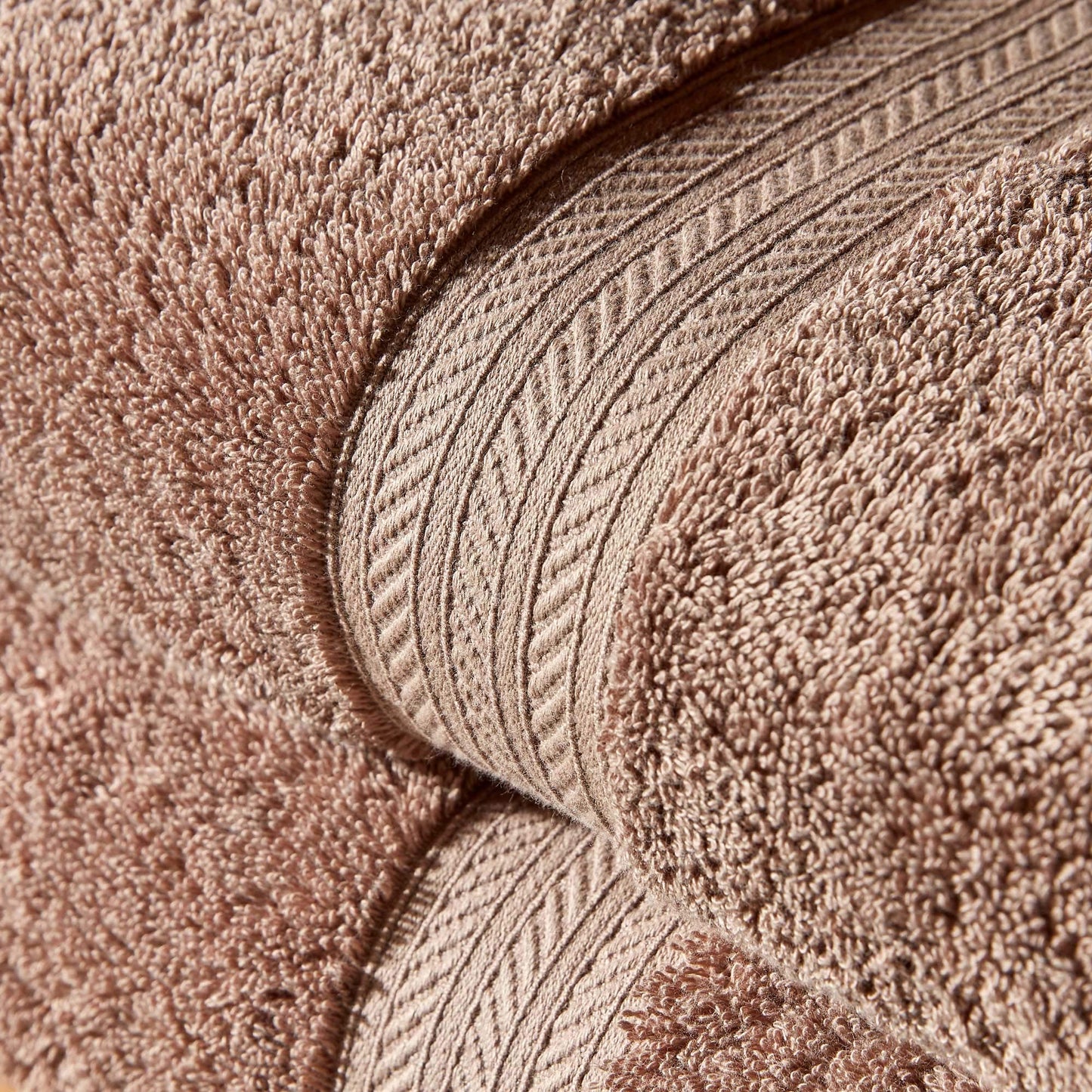 Christy Renaissance 6 Piece Towel Set | Mink Brown | 100% Egyptian Cotton Pile | Luxuriously Soft and Super Absorbent | 675 GSM