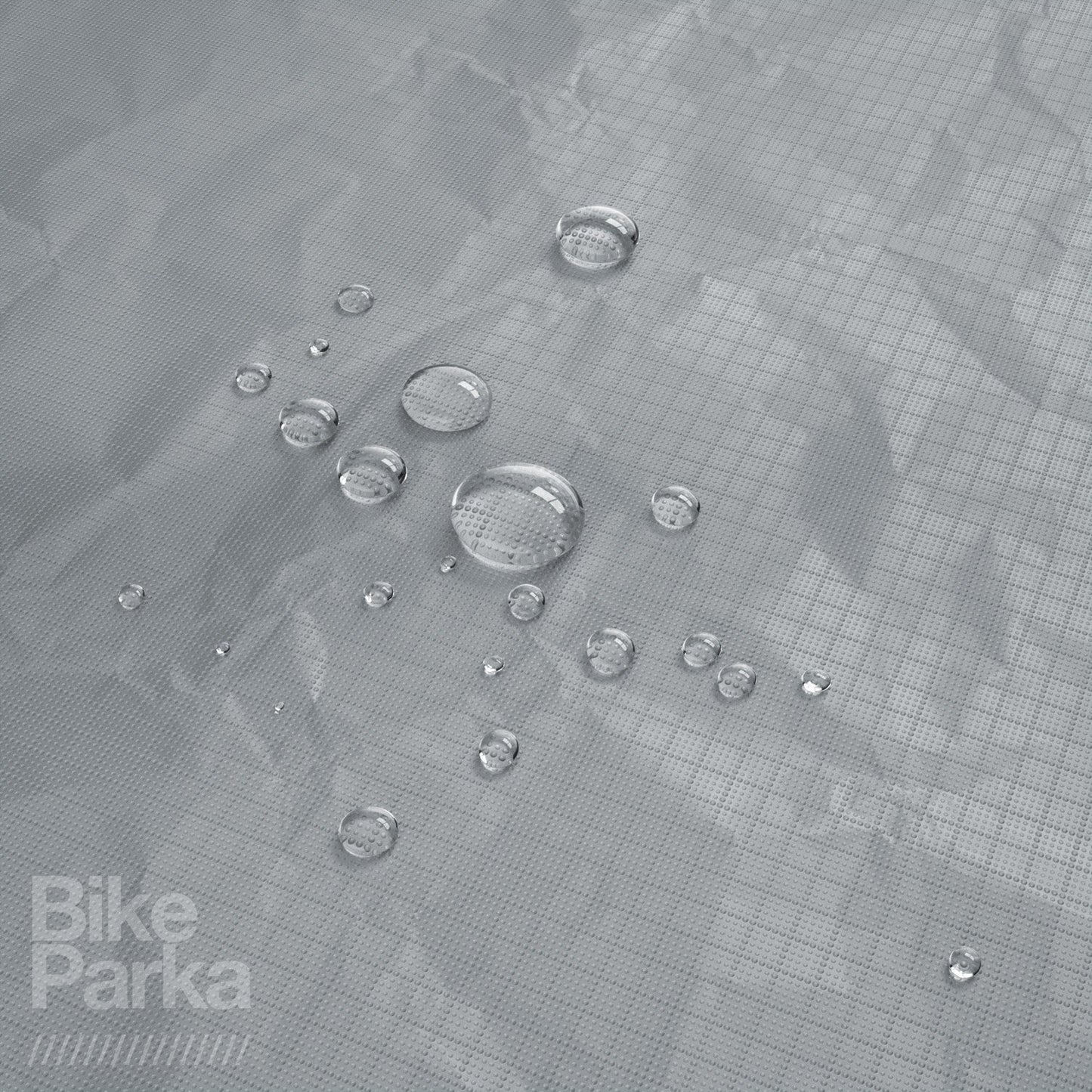 BikeParka URBAN Waterproof Bicycle Cover - PAVEMENT Grey