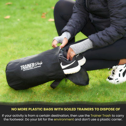 Trainer Trash Shoe Washing Machine Bag - Trainer Washing Machine Bag [UK company] - Delicates Laundry Shoe Bag for washing machine for Hassle-Free