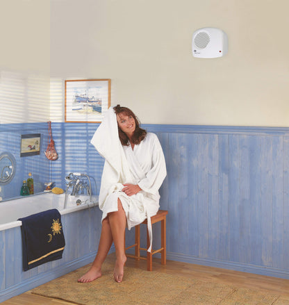 Winterwarm WWDF20E 2KW Downflow Heater IP22 Rated, Pull Cord, 30 Minute Run Time, Automatic Shut-off, Over Heat Protection - White