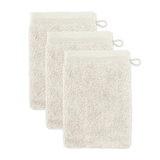 M?ve Superwuschel Wash Mitt 15 x 20 cm 100% Cotton Natural Set of 3