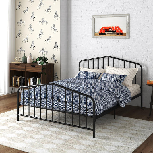 DHP Bushwick Metal Bed Black King