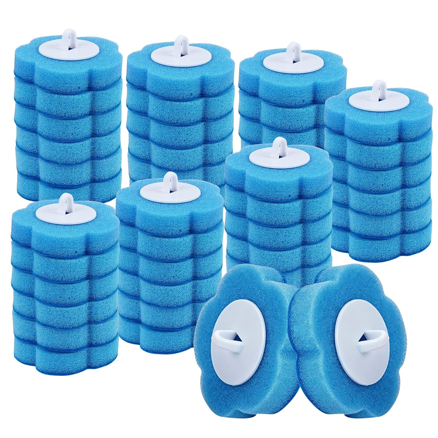 42 PCS Disposable Toilet Bowl Brush Refills,Toilet Wand Replacement Heads
