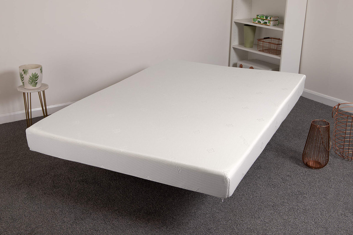 Starlight Beds Double Mattress - 4ft6 Memory Foam Mattress, 6-Inch Deep with Removable Cover 135cm x 190cm / 4ft6 x 6ft3