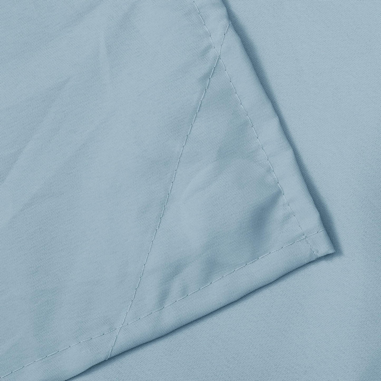 N&Y HOME Fabric Shower Curtain or Liner - Light Blue Shower Curtain for Bathroom with Hotel Quality, Machine Washable - Blue Fog, 72x72