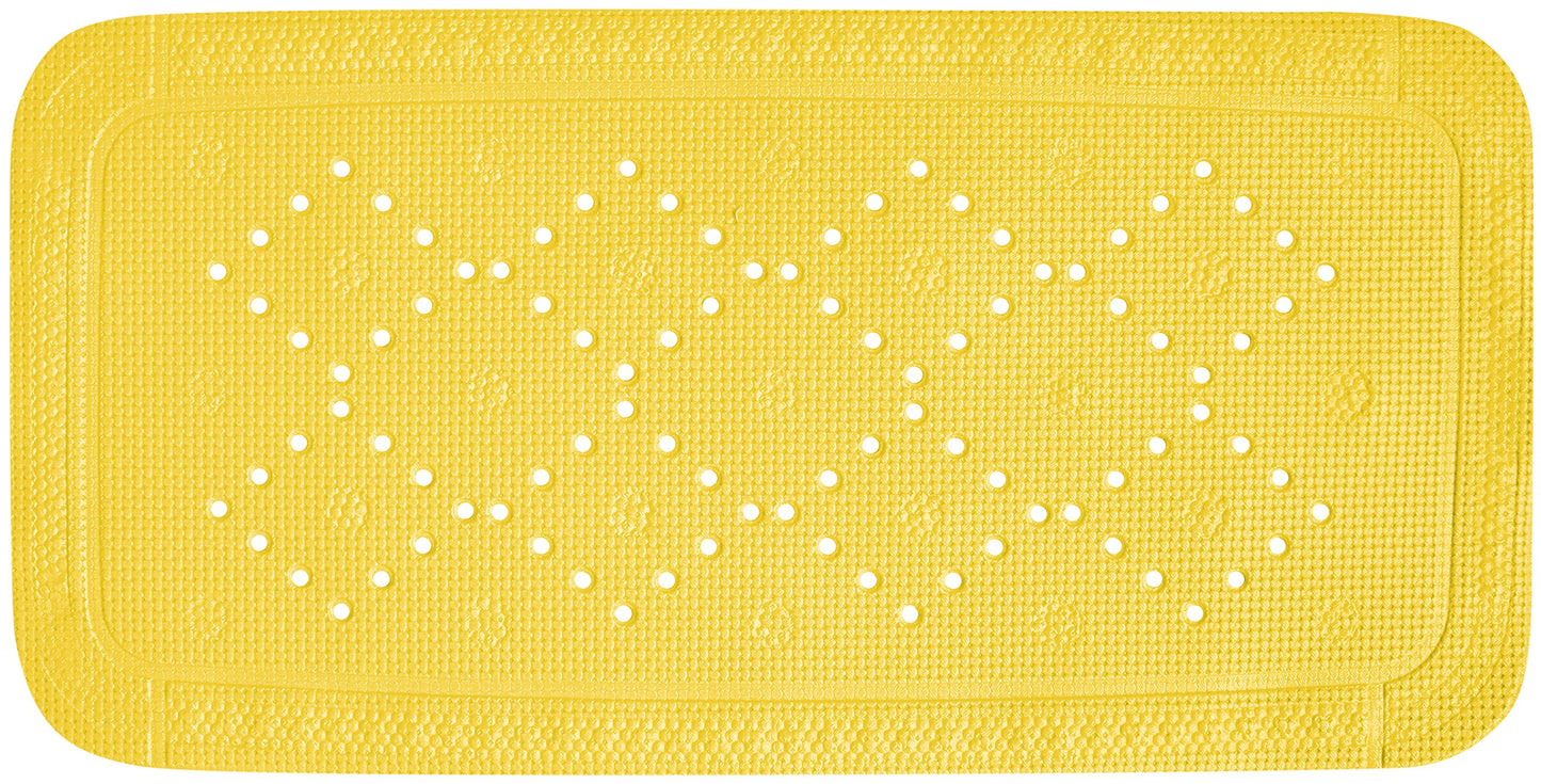 Spirella 71 x 36 Yellow Collection Alaska Shower Mat, PVC