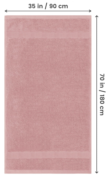 Utopia Towels - Premium Jumbo Bath Sheet 90 x 180 cm, 8 Pack - 100% Ring Spun Cotton Highly Absorbent and Quick Dry Extra Large Bath Sheet