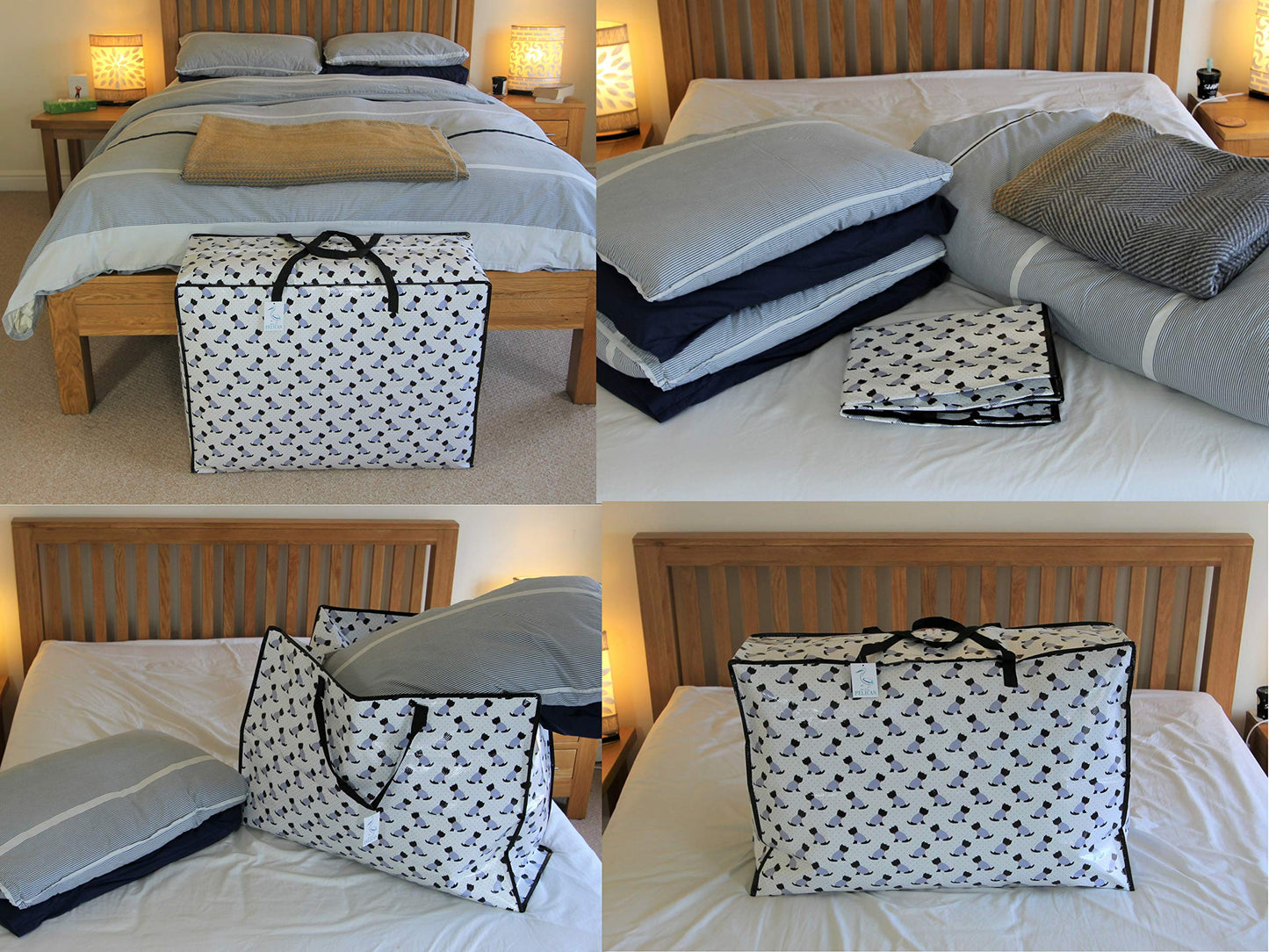 Storage Bags, 115 ltr, Scotty Scottie Dogs Print