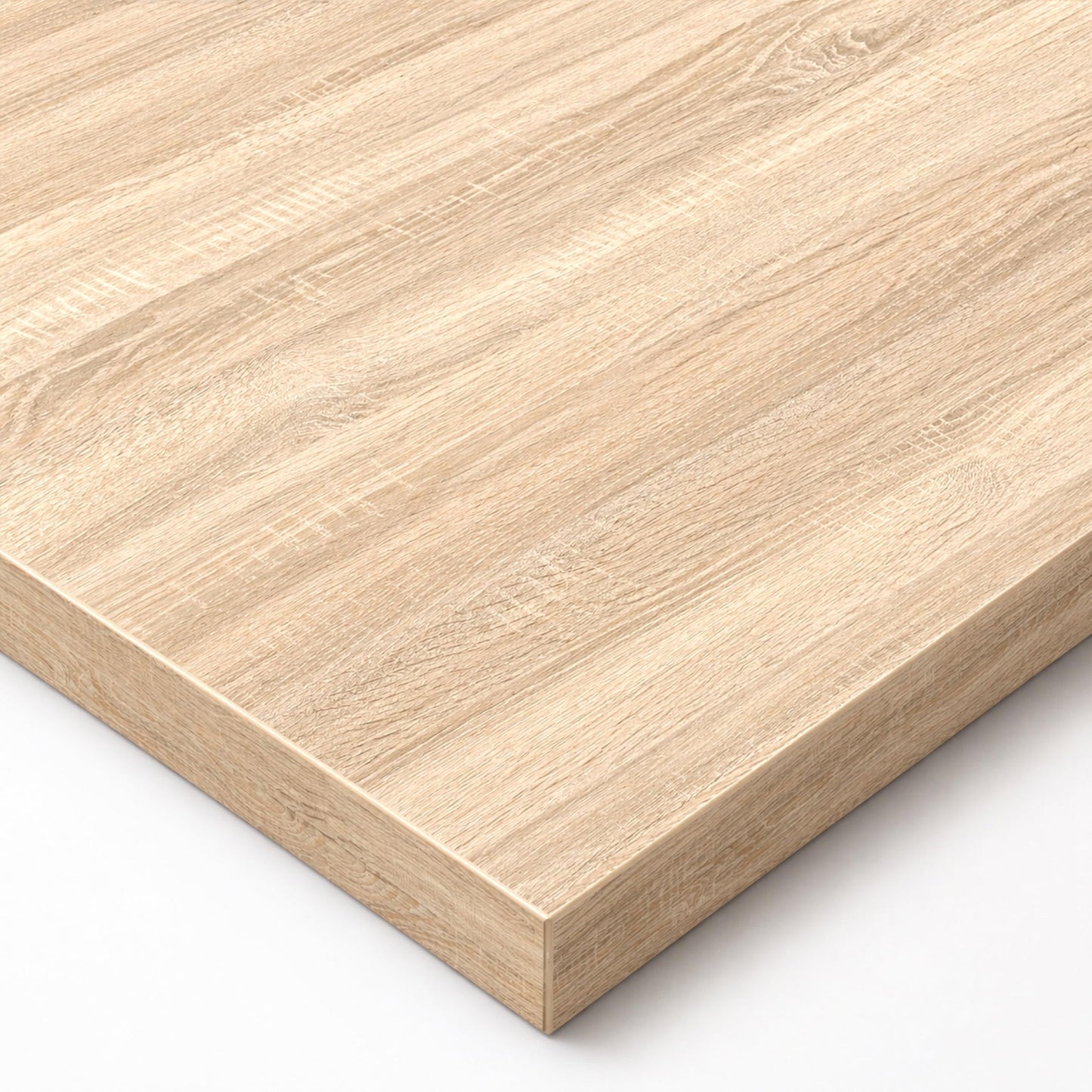 POKAR Table Top 120x80 cm | Desk Top 25 mm Thick | Perfect for Height Adjustable Standing Desk or Dining Table DIY | Durable Laminated Table Top