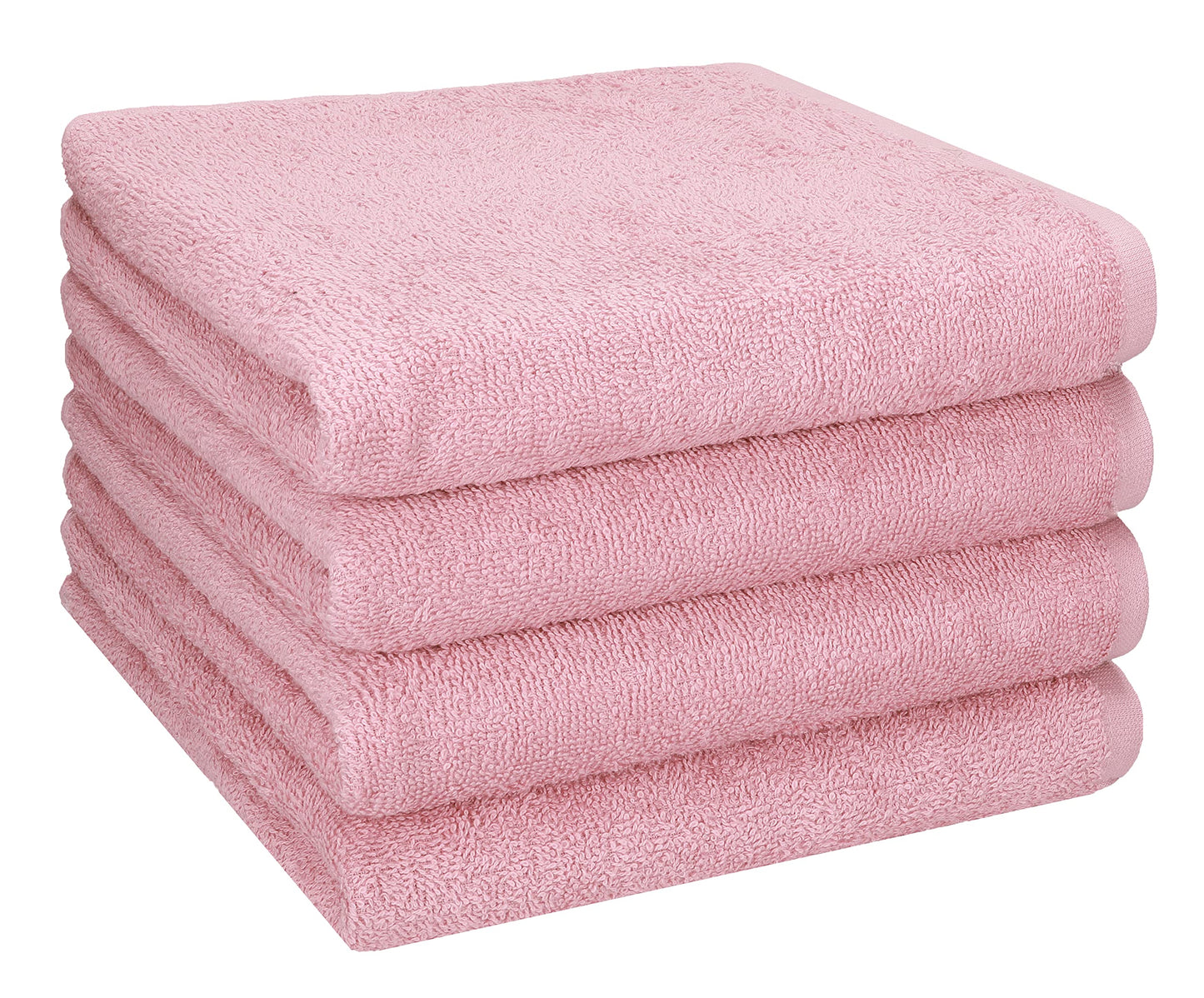 Betz BERLIN 4 pieces Hand Towels Set Size 50x100 cm 100% Cotton Color lotus - BERLIN