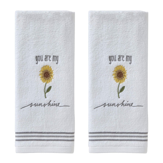SKL Home by Saturday Knight Ltd. Sunshine Hand Towel Set, White