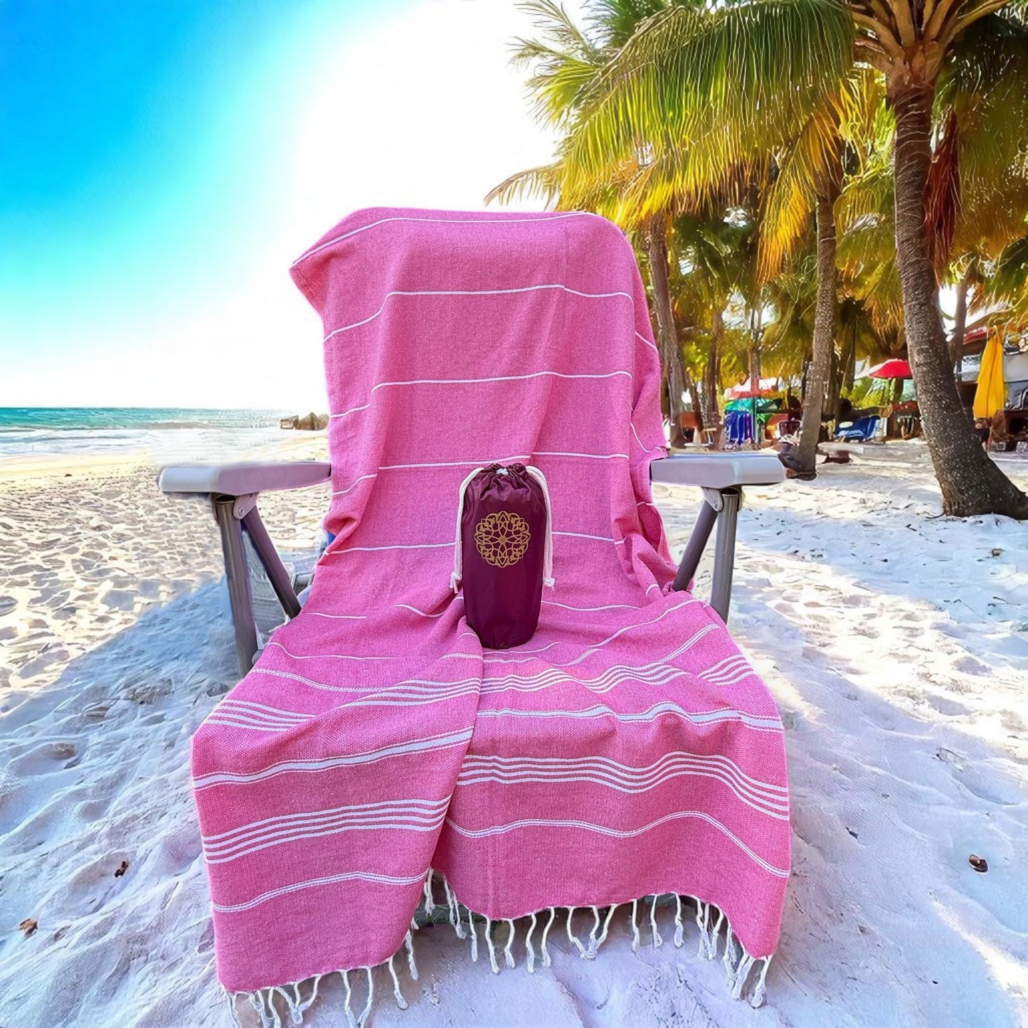 Marry Makes Favors Travel Towel, Outdoor Hammam, Beach towel, Bath Towel, Sports, Sauna Kilt, Thin, Lightweight, Quick-Drying, Anthracite