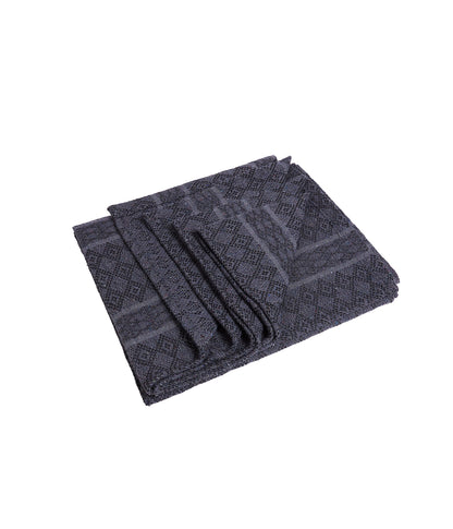 Manduka Yoga Cotton Blanket - Yoga Prop and Accessory, Roll, Fold, Stack to Support, Made of Cotton, 68 inch (172cm), Thunder Grey