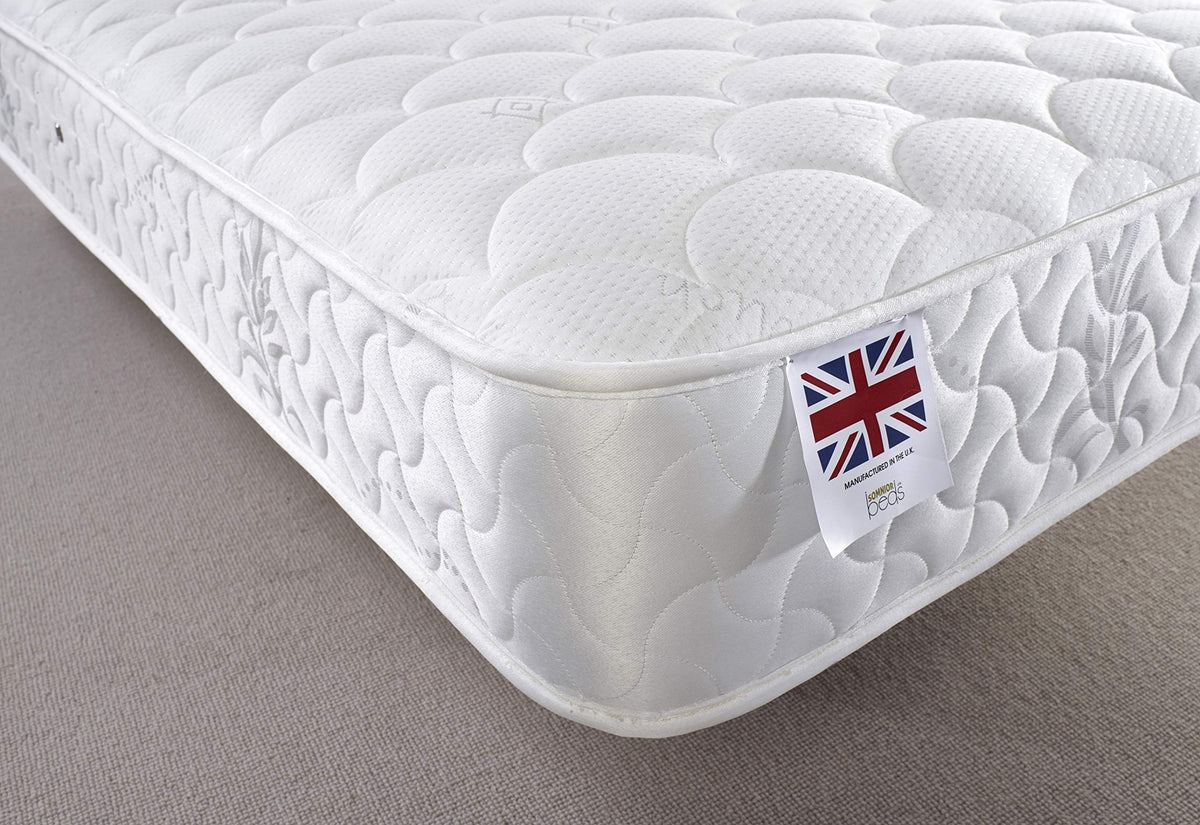 Bed Centre Luxury Quilted Comfort Bonnell Sprung Foam Mattress 5FT King