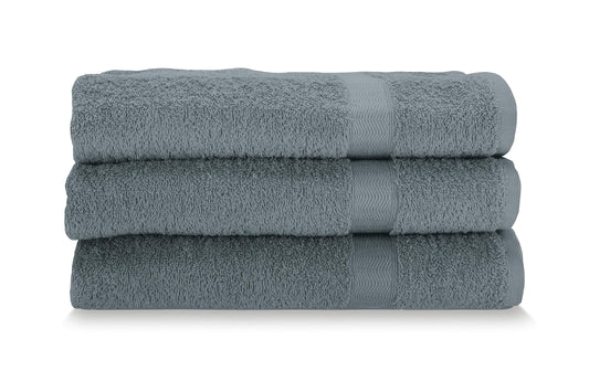 Gabel Facial Towels, Pure Hydrophilic Cotton Sponge, 60 x 100 cm, Metal, Set of 3