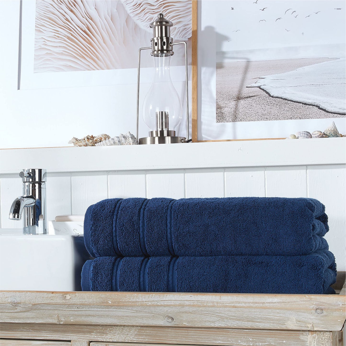 Christy Antalya Bath Sheets Set | 6 Piece | 100% Turkish Cotton | 600GSM | Soft Plush Luxury Towel Set | 2 Bath Sheets 2 Hand Towels 2 Face Cloths