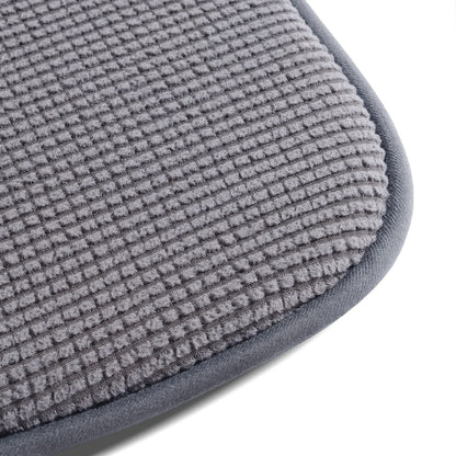 TANYOO Set of 4 Chair Cushion Memory Foam Pads Non Slip Honeycomb Pattern Square 15" x 16" Seat Cover Ultimate Comfort and Softness Cushions