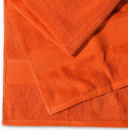 Textile Do Extra Large Super Jumbo Bath Sheet Towel 100% Egyptian Cotton XL Bath Sheets100 x 200 cm-600 GSM Orange