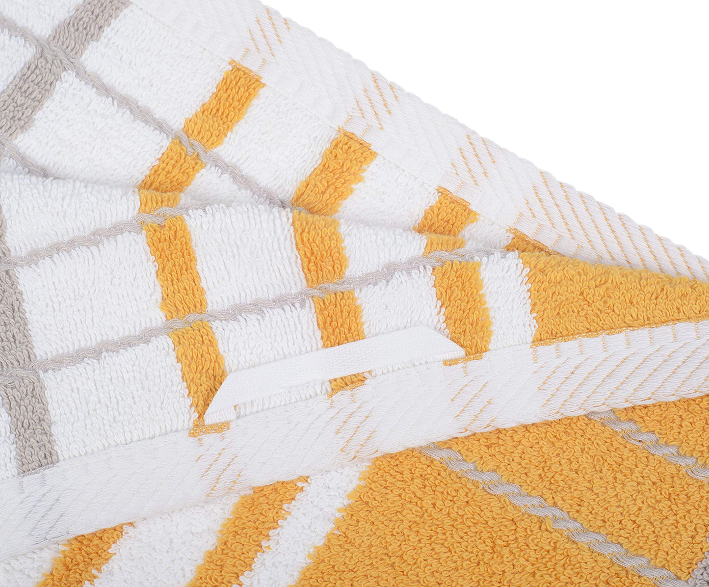 Gözze 101-0642-5" Berlin 1 Bath Towel 70/140 cm, Mais/Taupe, 70 x 140 cm