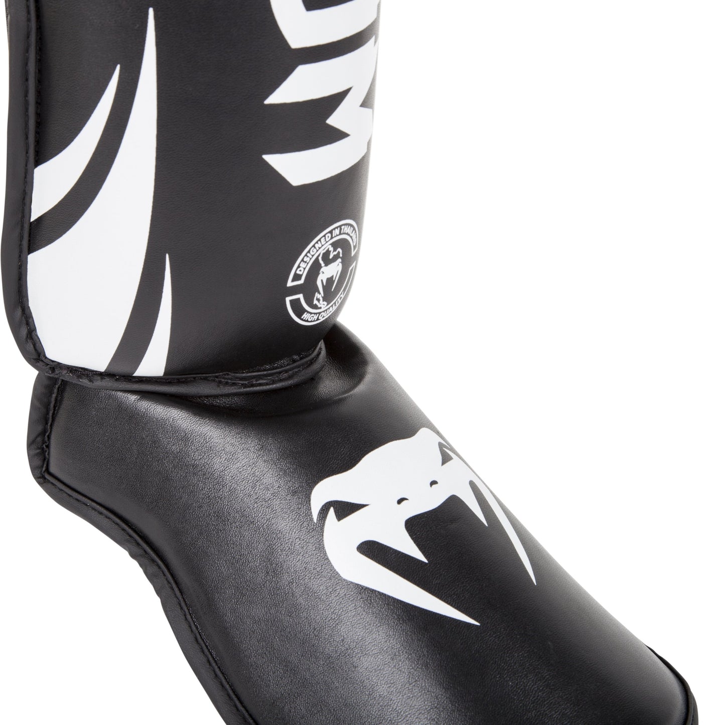 Venum, Challenger Standup Shin Guards, Men's, M, Black