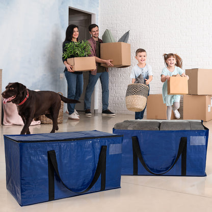 ClearSpace Heavy Duty Moving Boxes or Storage Bags  Storage Bins with Lids, Large Moving Bags with Backpack Straps & Handles  Moving Supplies for