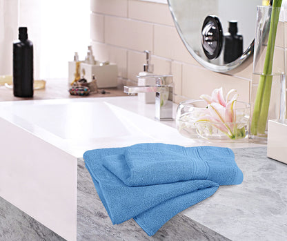 Utopia Towels - 6 Piece Towel Set 40 x 70 cm 100% Cotton Ring Spun Super Soft and Highly Absorbent 600gsm for Bathroom, Gym, Shower, Hotel & Spa