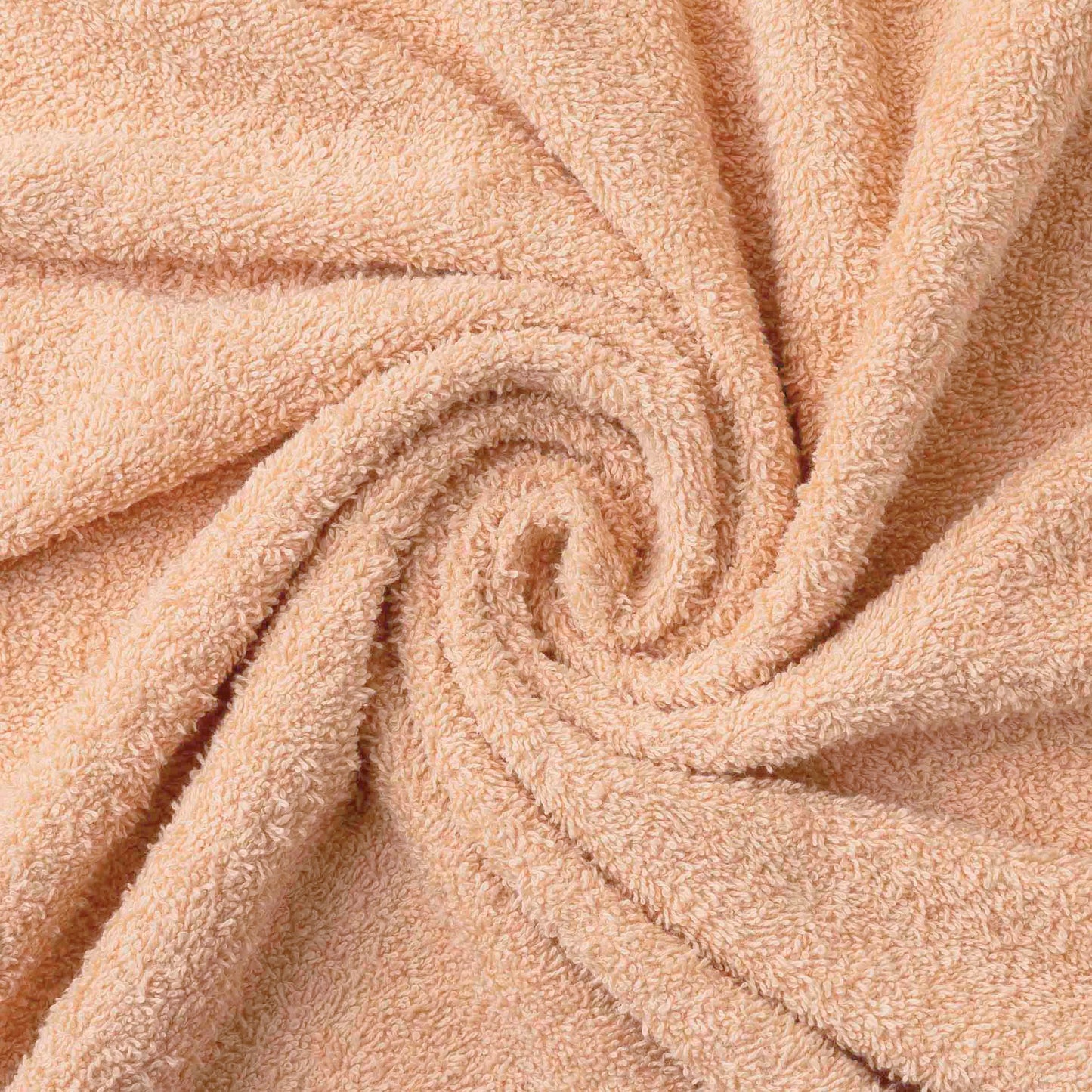 Todocama - Set of 12 Hand Towels (30 x 30 cm) 100% Soft and Absorbent Cotton, 550 gsm Premium, (Beige)