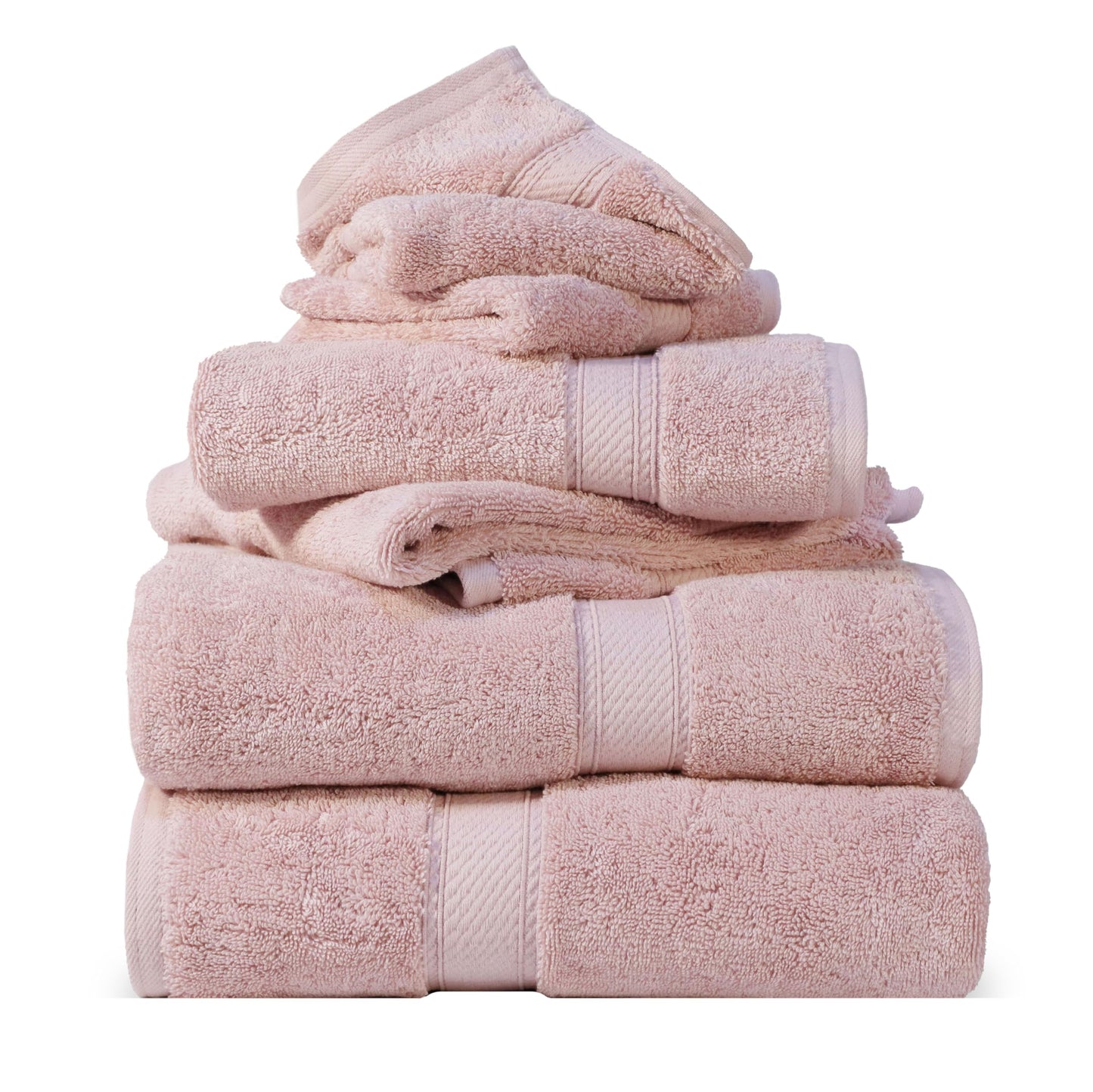 Home City, 100% Cotton, Towel Set, Tea Rose - Towel
