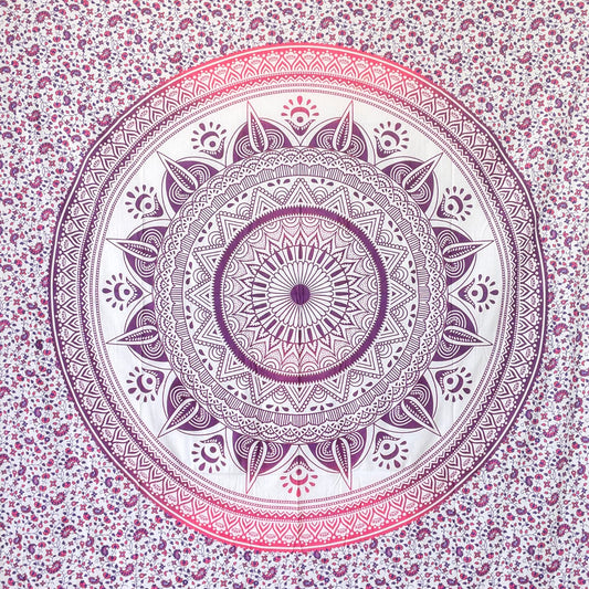 MOMOMUS Beach Towel in XL and XXL Sizes or Sandproof Beach Blanket - Mandala Design, Lightweight, Compact - Sandless Beach Mat, Extra Large Picnic