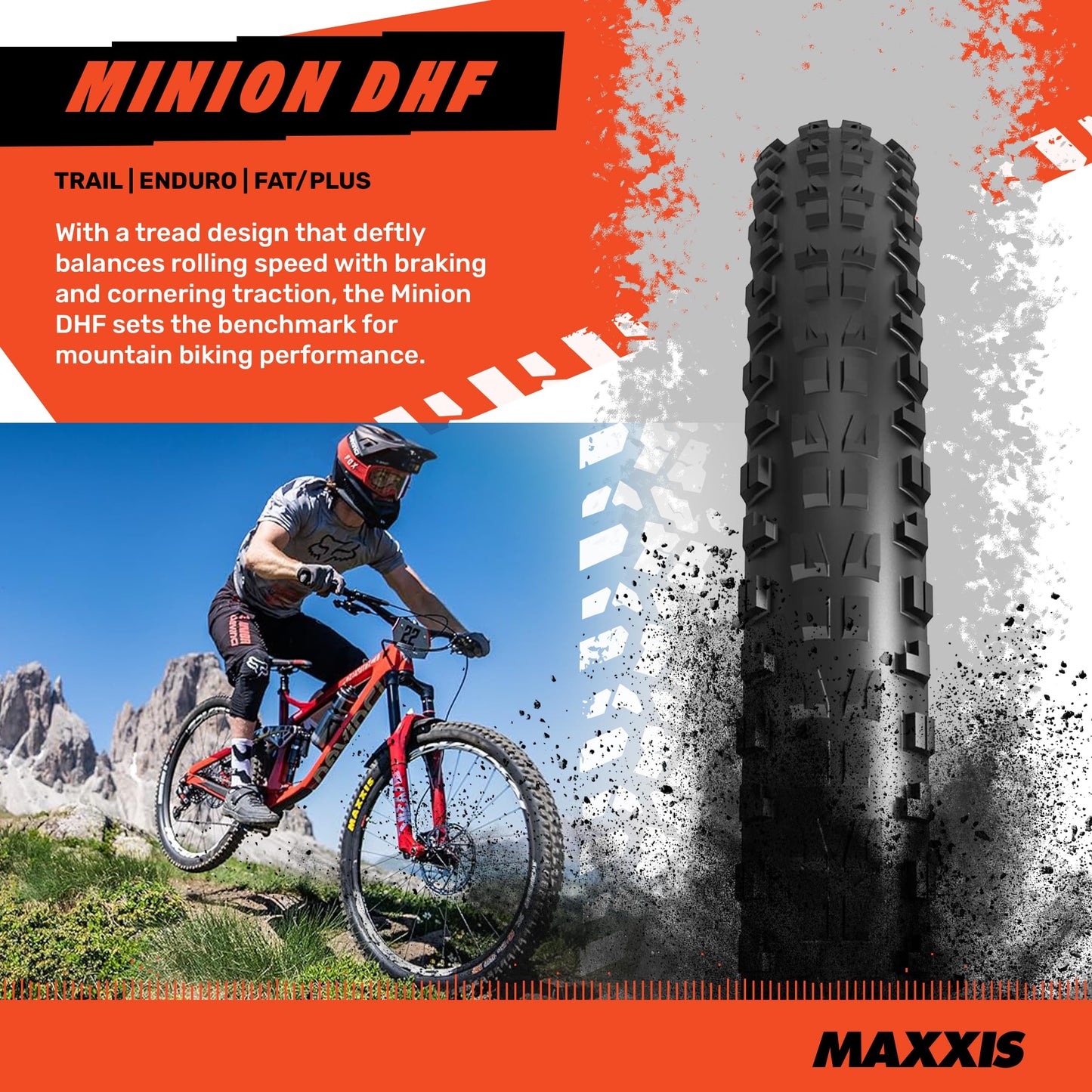 Maxxis Minion DHF 27.5x2.50WT MG DD/TR
