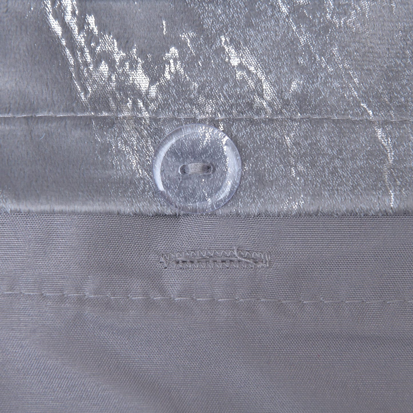 Sleepdown Marble Velvet Metallic Grey Plain Reverse Duvet Cover Quilt Pillow Cases Bedding Set Soft Easy Care - Super King (220cm x 260cm)