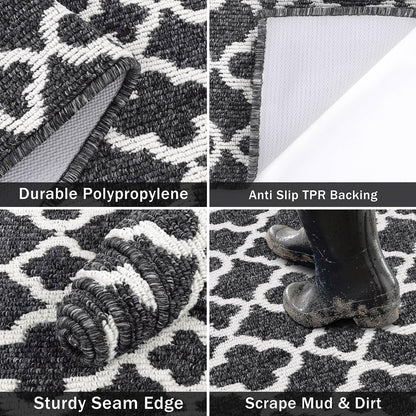 SHACOS Extra Long Hallway Runner Rug 60x300 cm Non Slip Carpet Runner for Hallway Washable Hall Carpet Runner Long Runner Rug for Kitchen Entryway