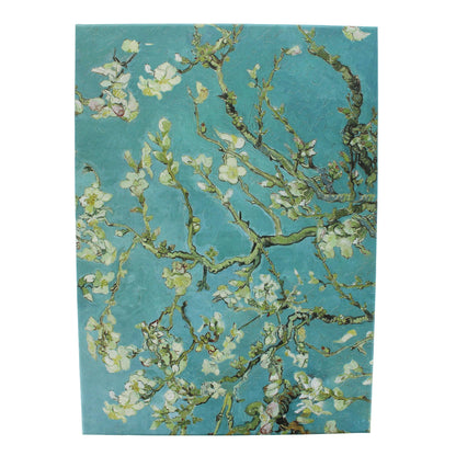 Almond Blossom A4 Storage box | Decorative Storage Box with Van Gogh Design | Home Office | Cardboard Storage Boxes with Lids | Storage Box with Lid