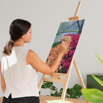 Elan Cotton Canvas Panels 40x60 CM, 6-Pack Canvas Boards for Painting, Painting Canvas, Canvases, Art Board Bulk Art Canvas Board Blank Canvas Panel