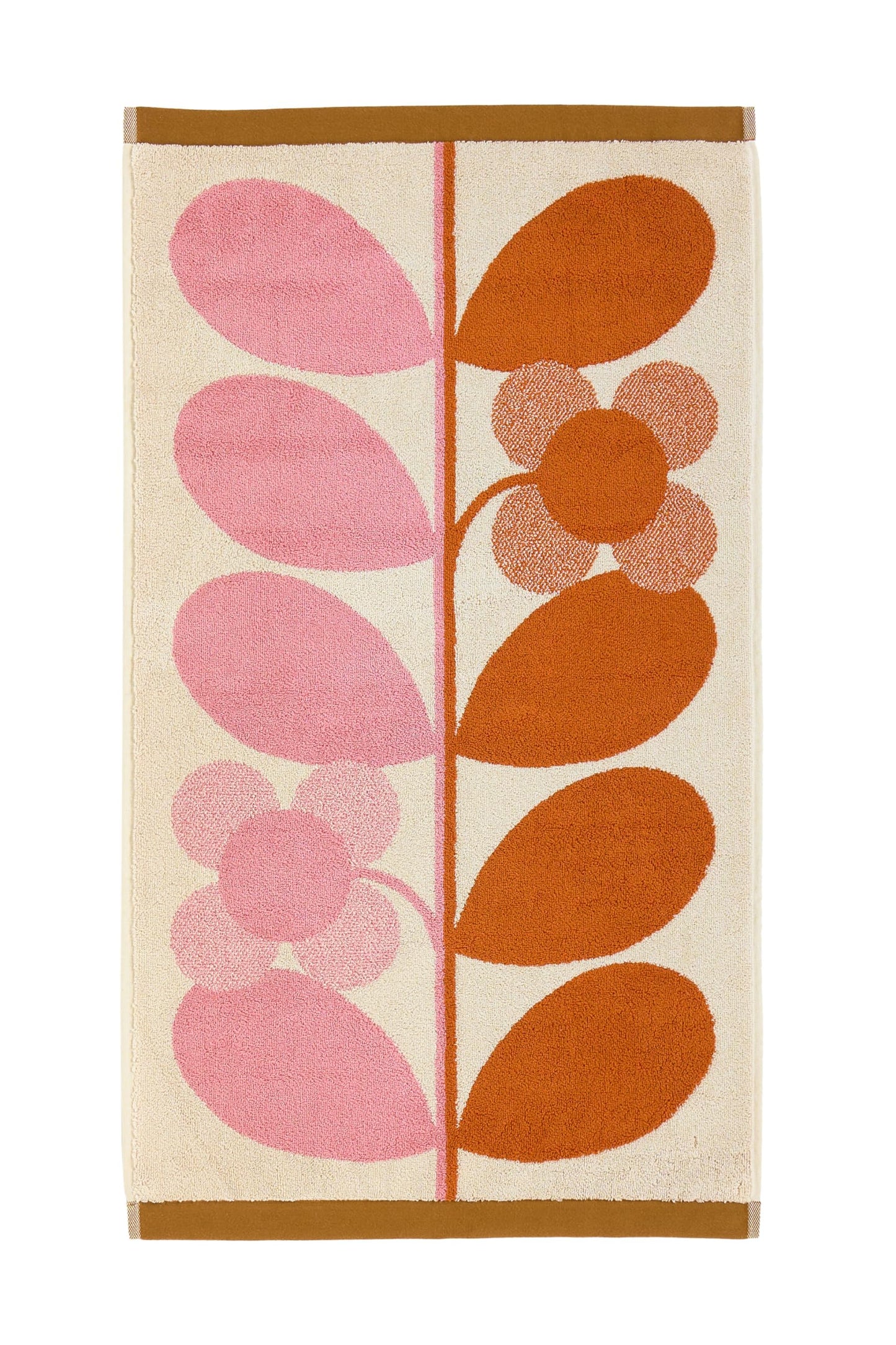 Orla Kiely Bathroom Towel Stem Bloom Duo Blush - Hand Towel, 50x90cm