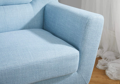 Birlea Lambeth Chair - Fabric, Duck Egg Blue