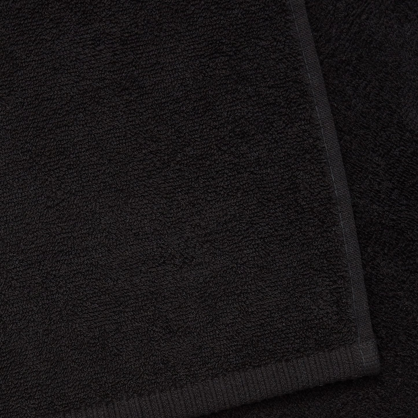 Catherine Lansfield Quick Dry Cotton 8 Piece Towel Set Black