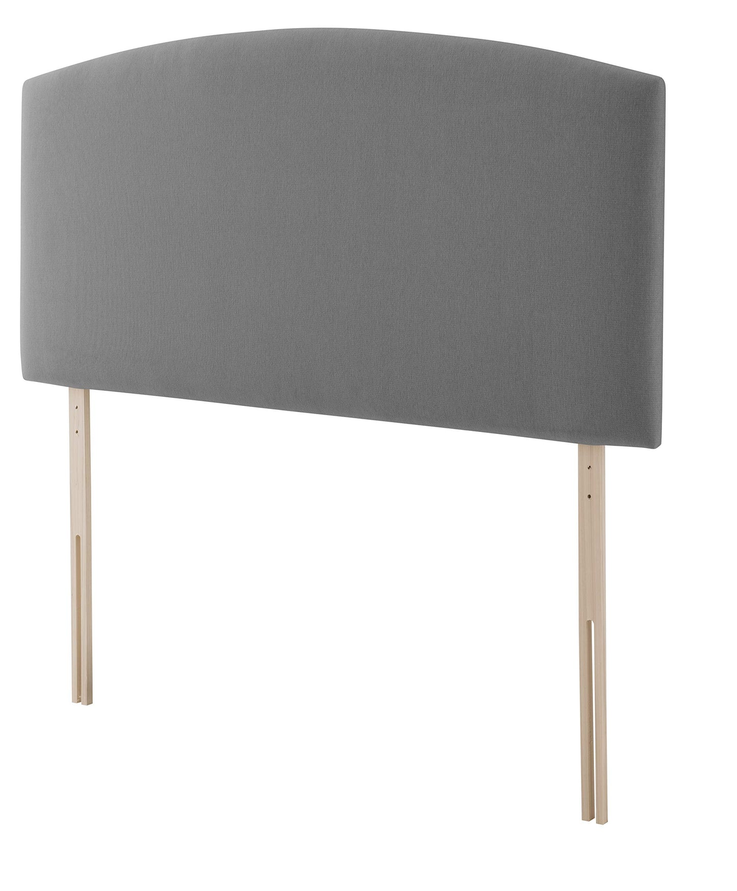 Silentnight Selene Upholstered Headboard, Slate Grey Fabric, Double