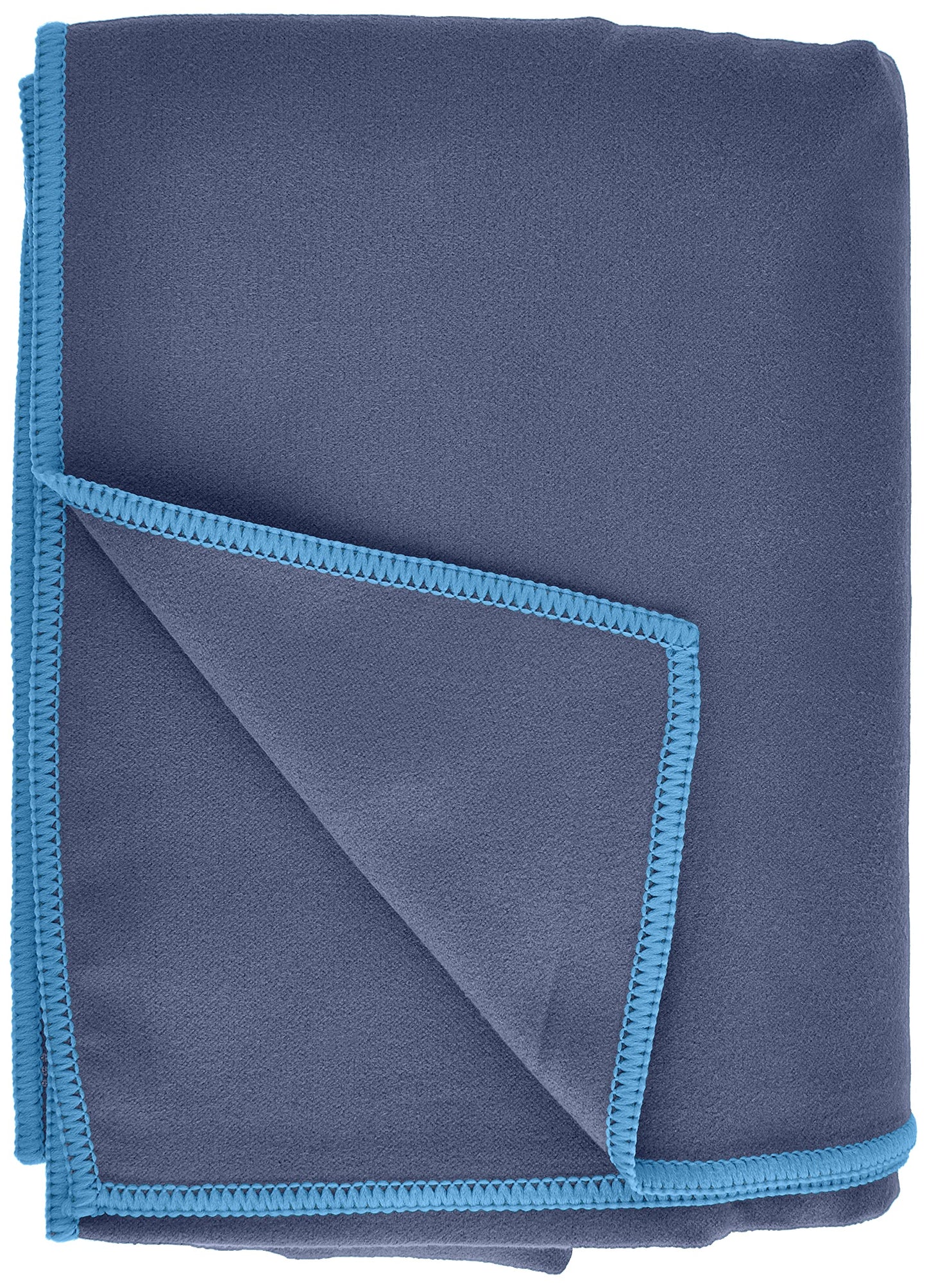 Playshoes Unisex Multifunctional Towel, Microfibre Bath Towel Portable Blanket, Navy, 70 x 140 cm