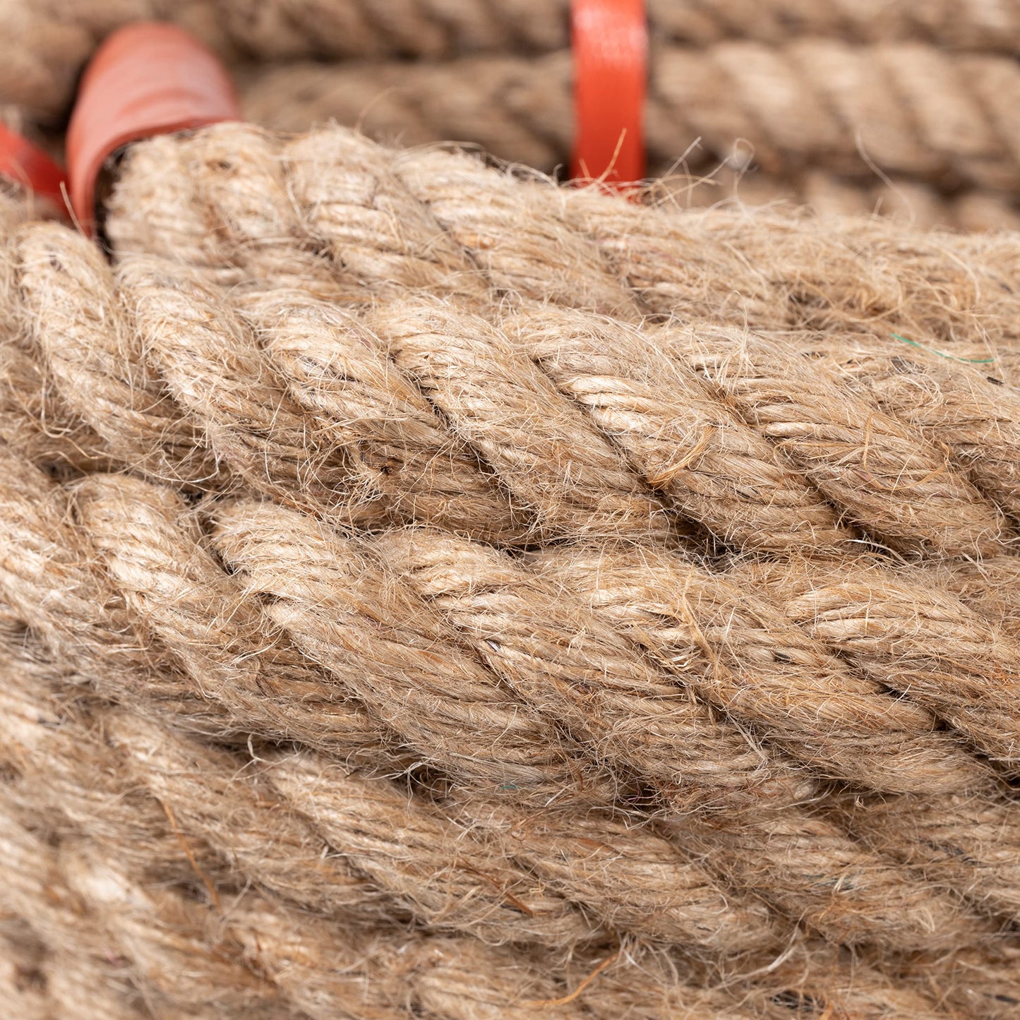 EMEKIAN 30mm Natural Thick Jute Rope, 15M Twisted 4 Strand Fiber Hemp Rope, Strong Jute Twine String for Gardening, Craft, Bundling, Camping,