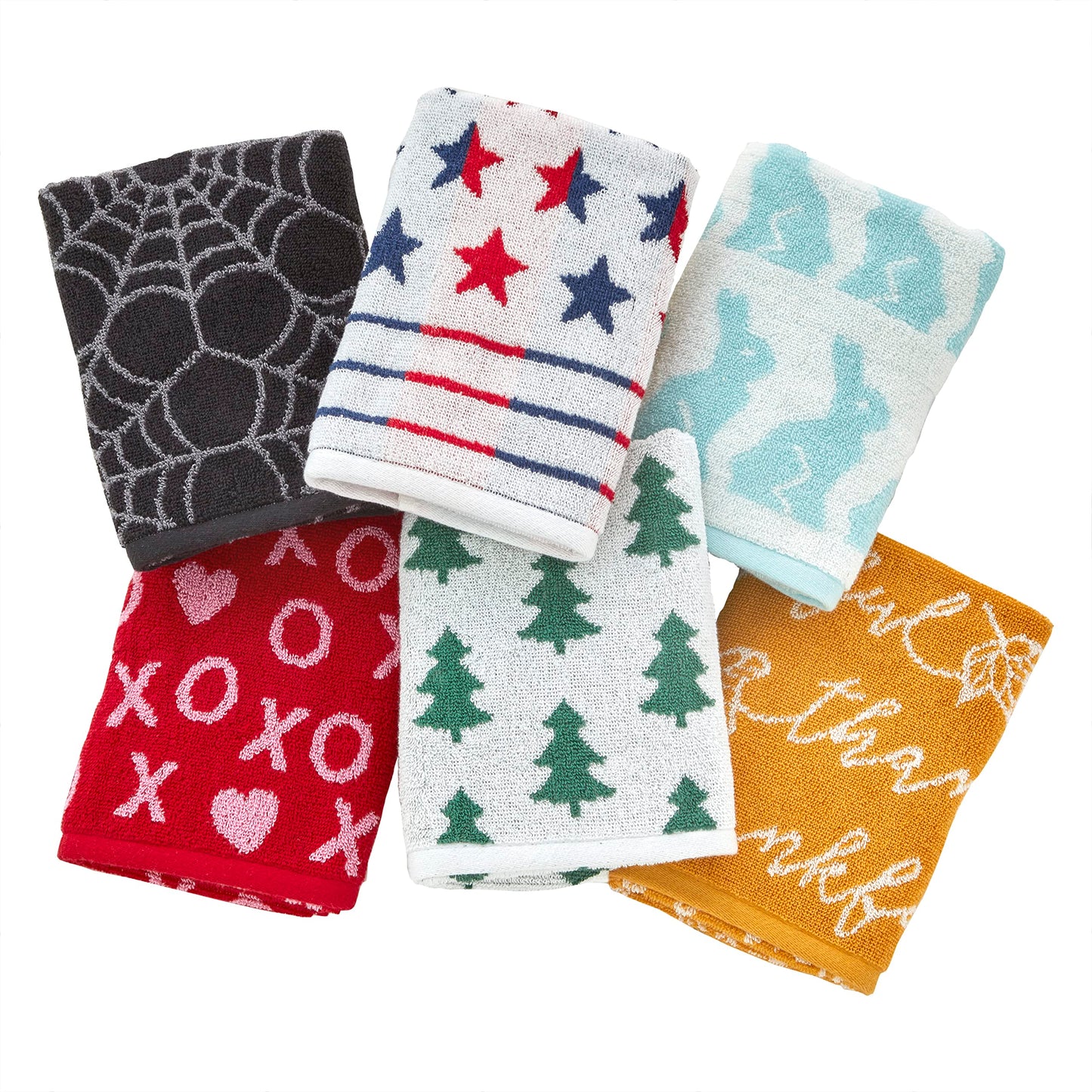 SKL Home Seasonal Hand Towel Set, Multi