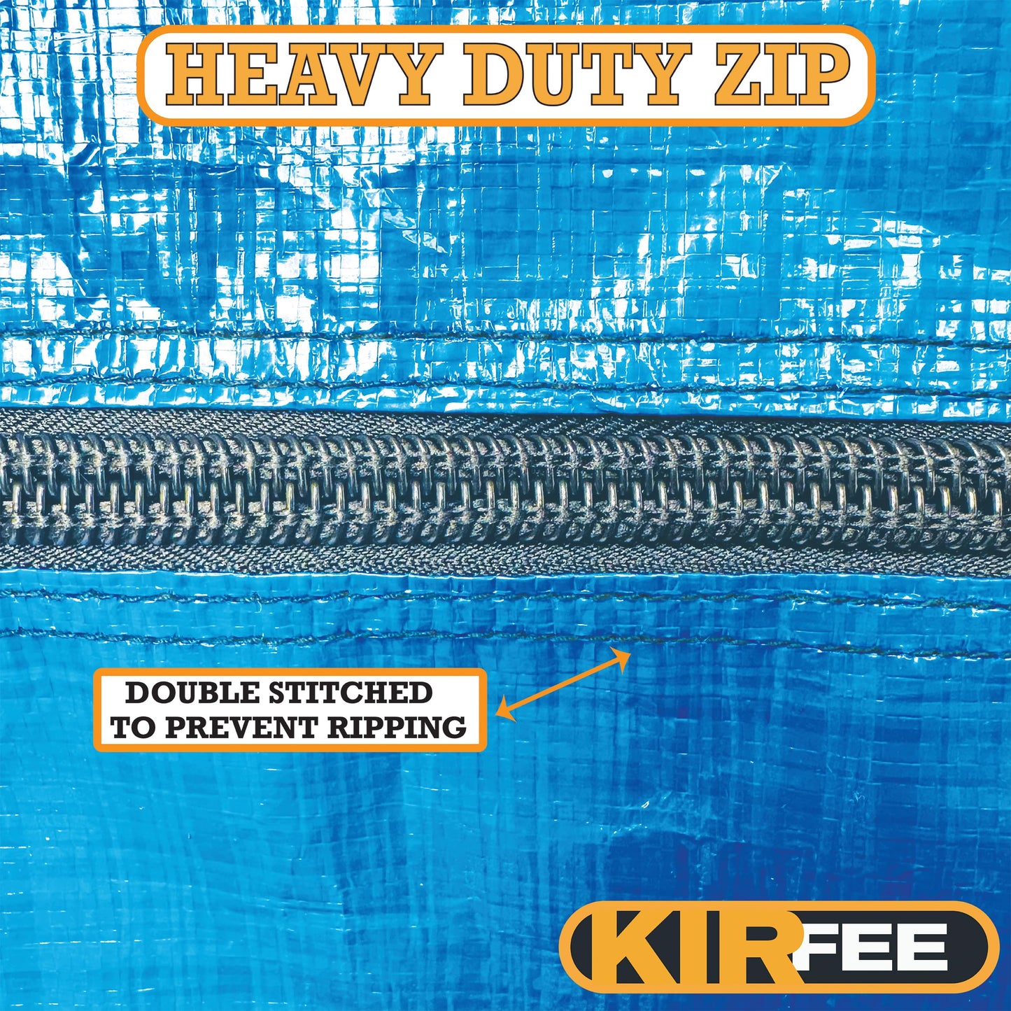 KIRFEE Double Mattress Bags For Moving And Storage | Mattress Cover For Moving | Mattress Bag With 8 Handles